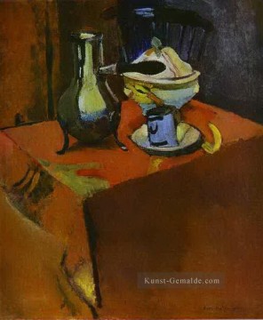  abstrakt - Crockery on a Table abstrakte fauvism Henri Matisse